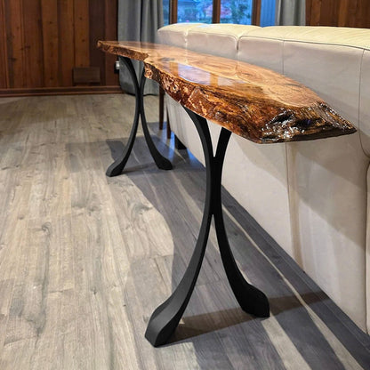 Console Table Legs 209 Xeni 28.3" H Handmade Design for Woodworking