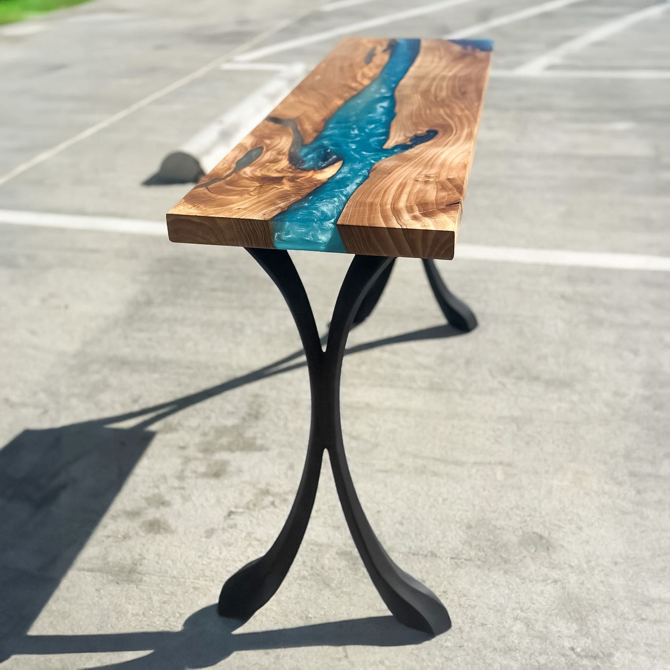 Console Table Legs 209 Xeni 28.3" H Handmade Design for Woodworking