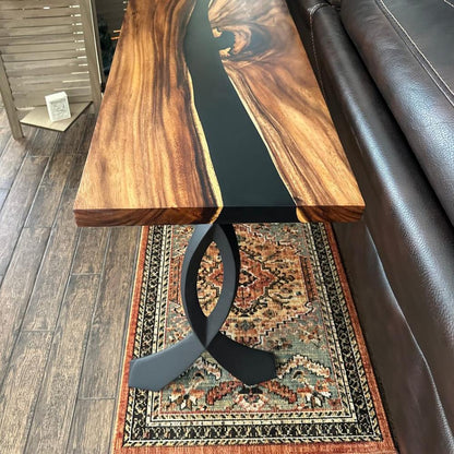 Console Table Legs 207 Curva 28" H Metal Furniture for Modern Custom Style