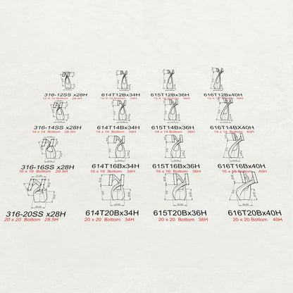 Counter Table Base 615 Tulipe 36" H Mid-Century Modern Furniture