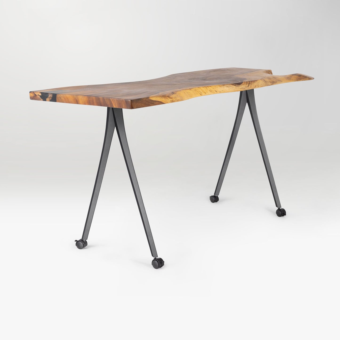 Counter Table Legs with Casters 617 Compa 36" H Industrial Style