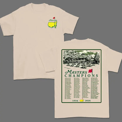 2026 Masters Golf Heritage T-Shirt – 90th Anniversary Commemorative Tee