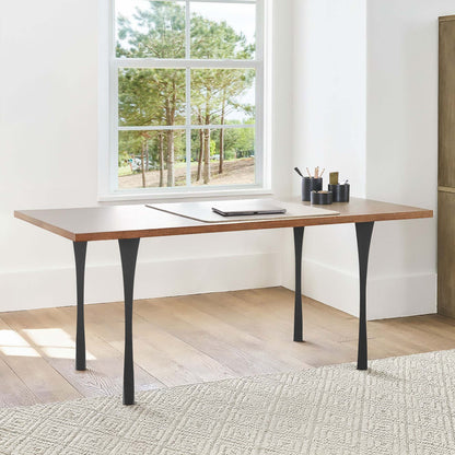 Desk Legs 501 Snello 28.2" H Metal Handmade Furniture Legs