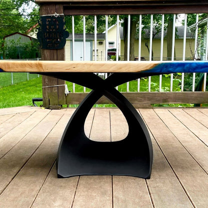 Table Base 323 Tulipe 28" H Modern Style Handcrafted Stand