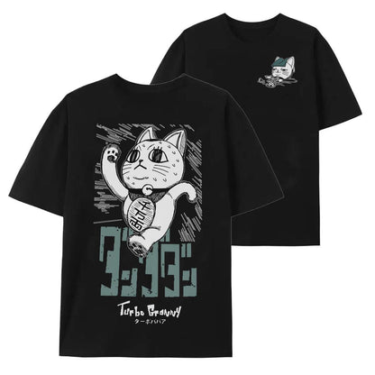 Aesthetic "Dandadan" Turbo Granny Shirt – Okarun Momo Retro Anime Tee