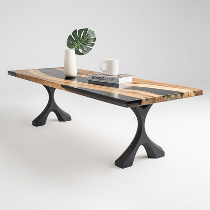 Coffee Table Legs 120 Xavier 16.1" H Metal X-shaped Furniture