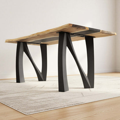 Furniture Legs 407 Norah 28" H Metal DIY Dining Table Legs