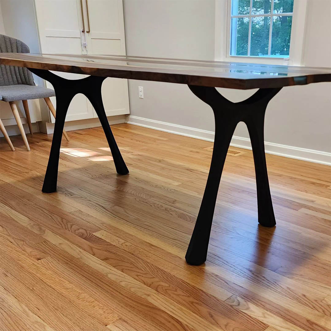 Table Legs 414 Hatty 28" H Modern Metal Table Legs