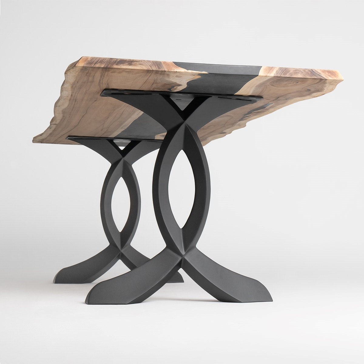 418 Curva 28" H Dining Table Curved Legs