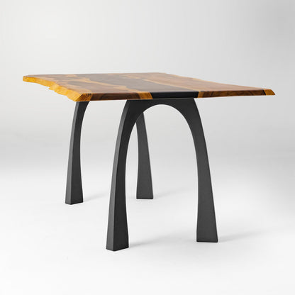 Furniture Legs 419 Nura 28" H Metal Modern Dining Table Legs