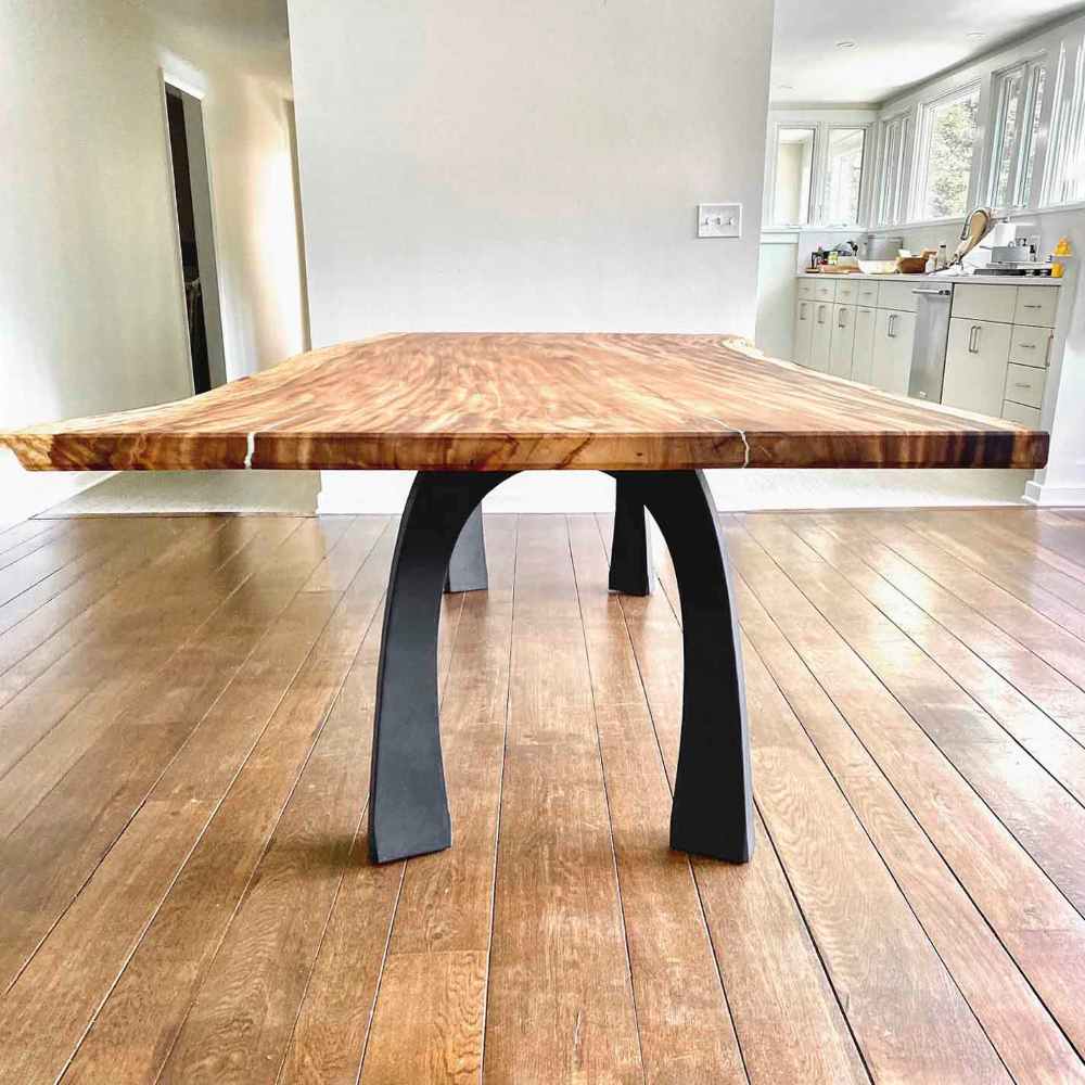 Furniture Legs 419 Nura 28" H Metal Modern Dining Table Legs