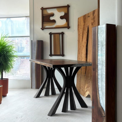 Furniture Legs 420 Akro 28.5" H Metal Handmade Dining Table Legs