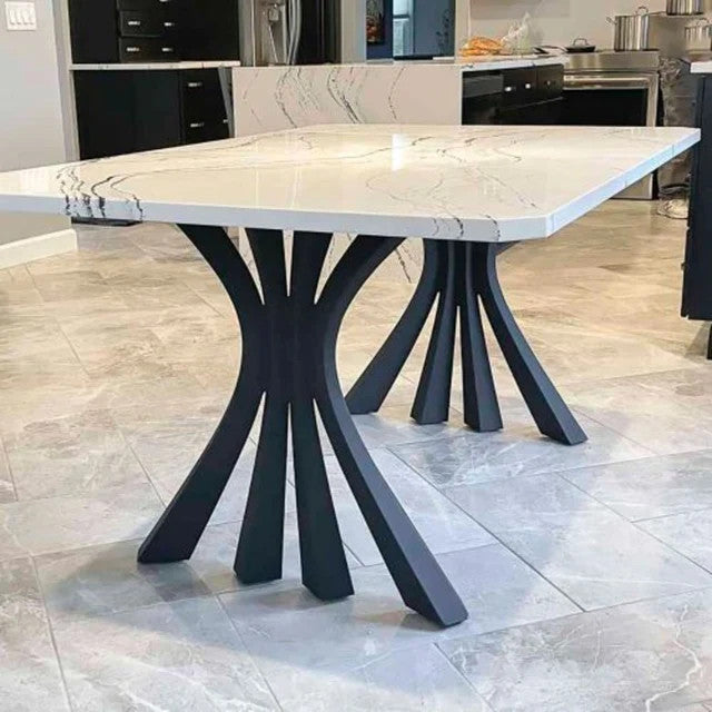 Furniture Legs 420 Akro 28.5" H Metal Handmade Dining Table Legs