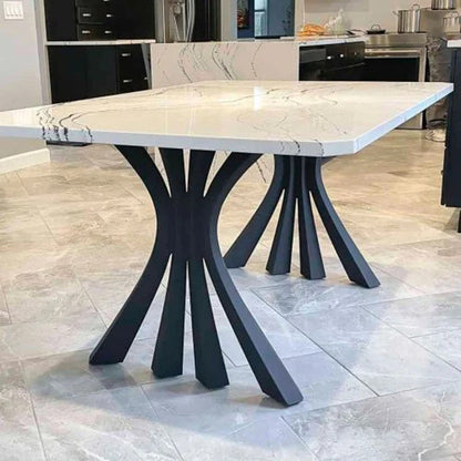 Furniture Legs 420 Akro 28.5" H Metal Handmade Dining Table Legs