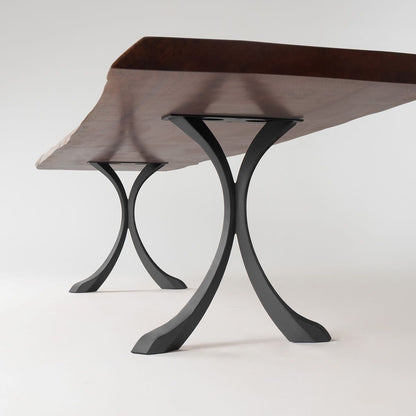 Table Legs 421 Xeni 28.2" H X-Shaped Metal Dining Furniture