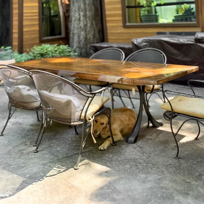 Table Legs 421 Xeni 28.2" H X-Shaped Metal Dining Furniture