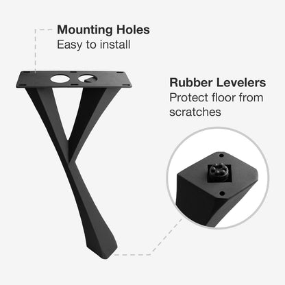 Furniture Legs 507 Yami 28.2" H for Modern Dining Tabletop