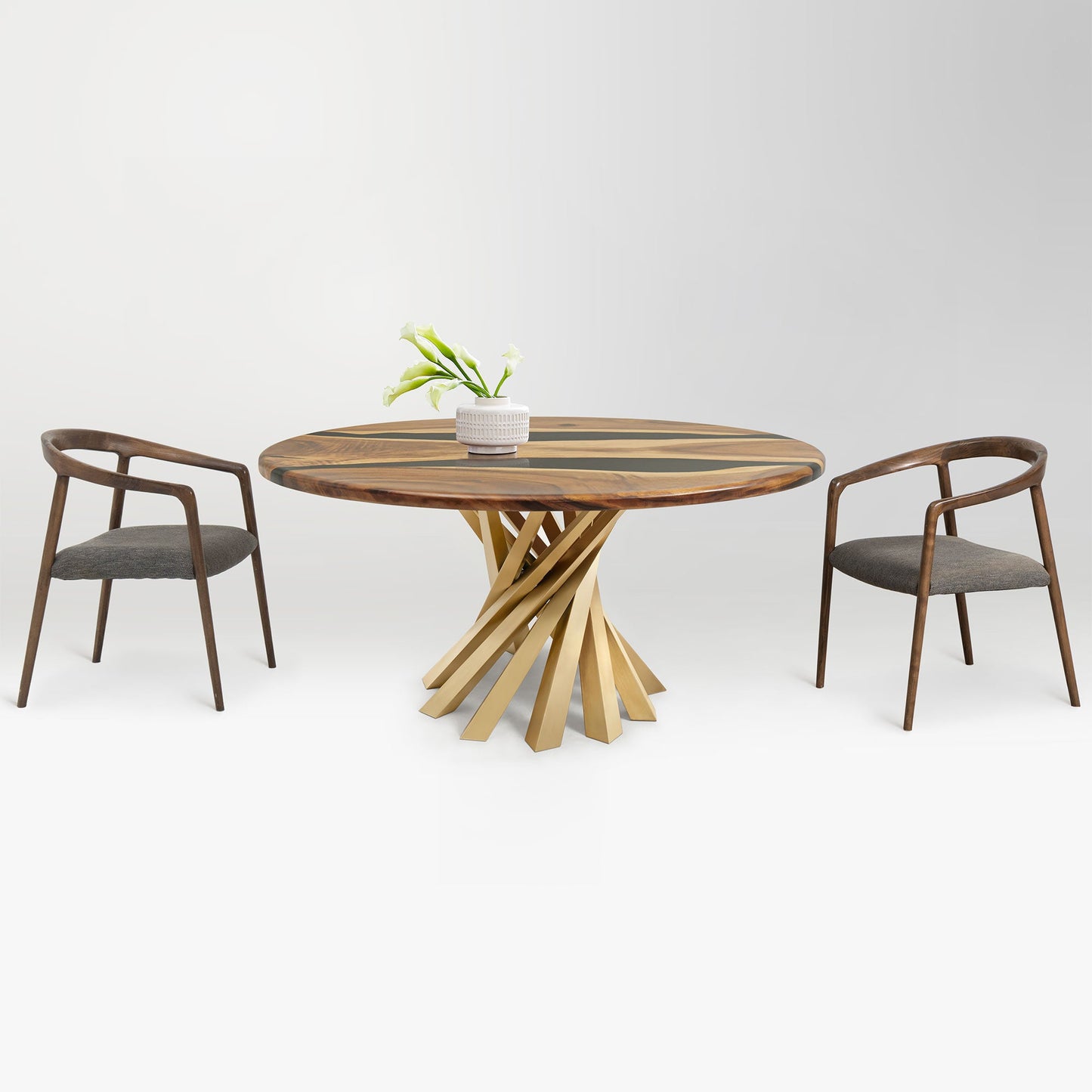 Gold Table Legs 325 Filar 28" H for DIY Woodworking Projects