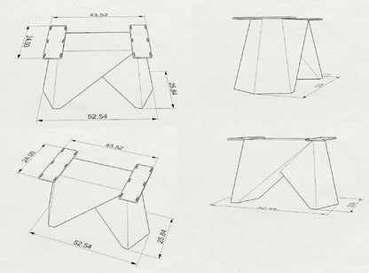Dining Table Base 314 Solid 28" H Metal Kitchen Pedestal Stand