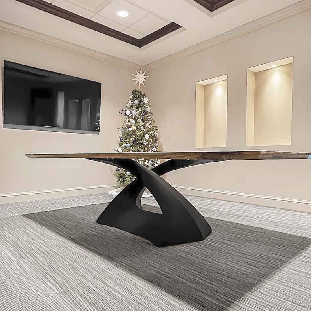 307 Tulipe 28" H Industrial Metal Table Base