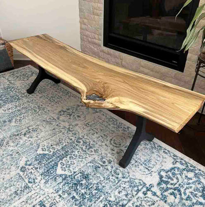 Bench Legs 101 Wishbone 16.3" H Mid-Century Modern Style