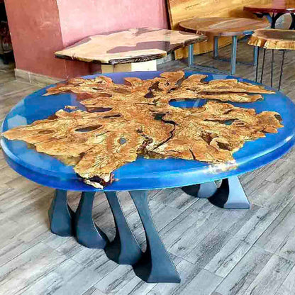 Coffee Table Legs 202 Radix 16.3" H for Live Edge Tabletop