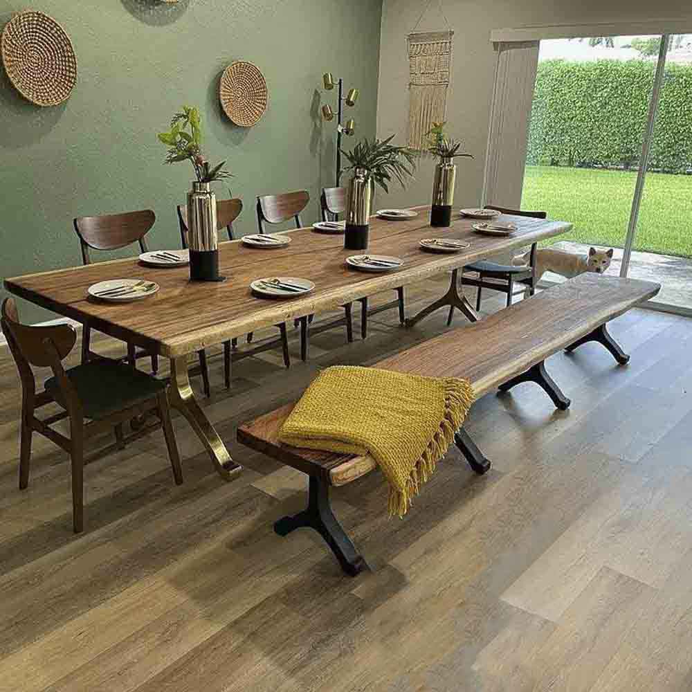 Bench Legs 101 Wishbone 16.3" H Mid-Century Modern Style