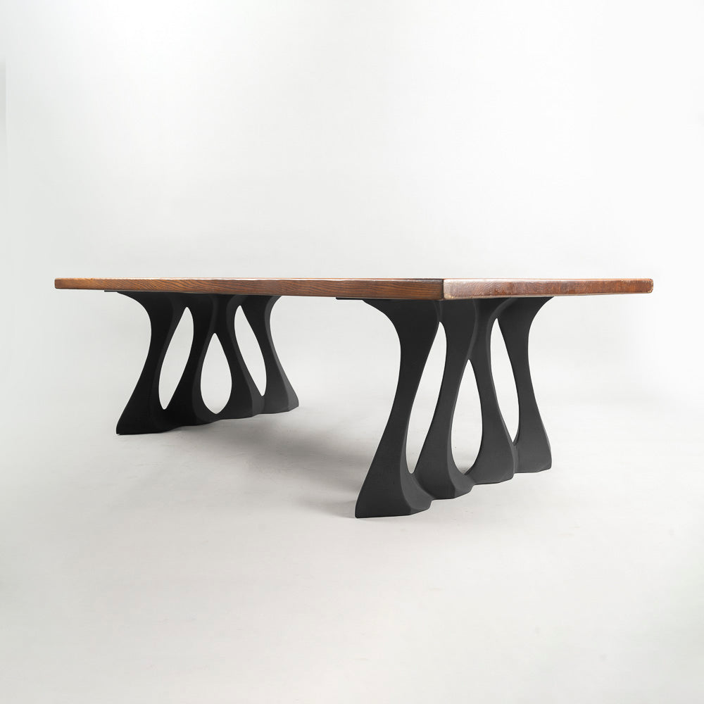 Coffee Table Legs 202 Radix 16.3" H for Live Edge Tabletop