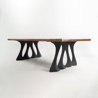 Coffee Table Legs 202 Radix 16.3" H for Live Edge Tabletop