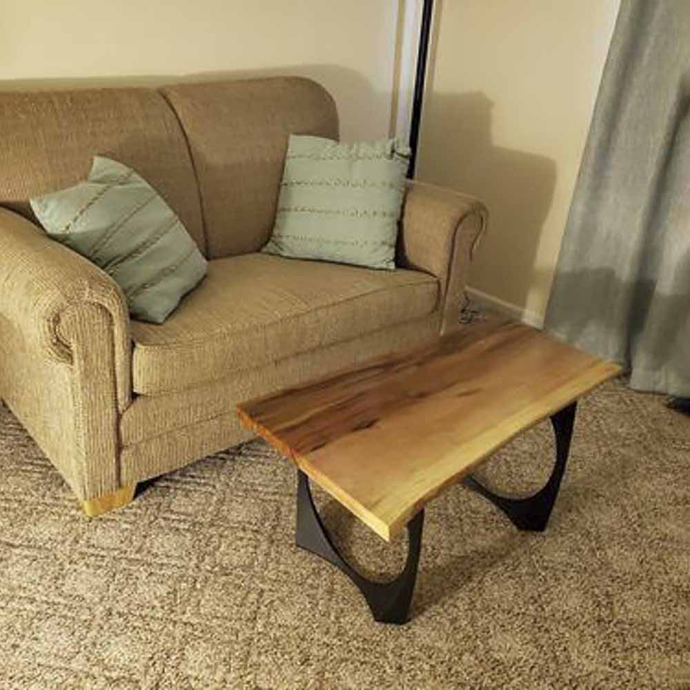 Bench Legs 110/129 Oria 16.5" H for for Live Edge and Woodworking Projects