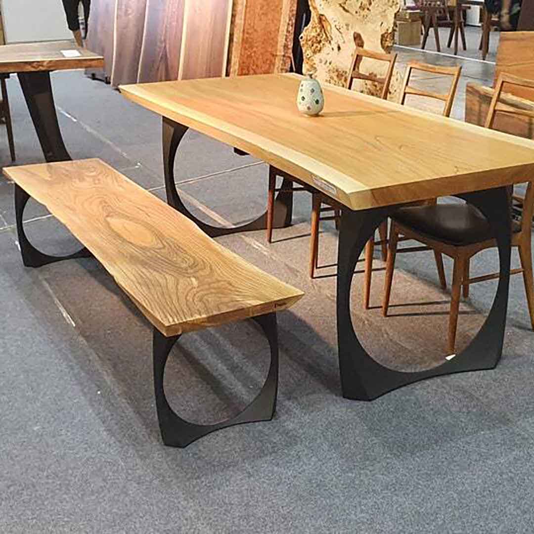 Bench Legs 110/129 Oria 16.5" H for for Live Edge and Woodworking Projects