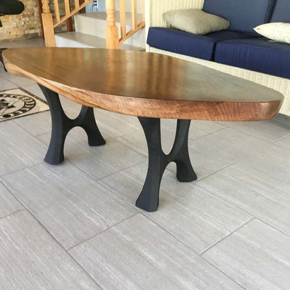 Bench Legs 103 Haru 16.3" H for Dining Live Edge Tabletop