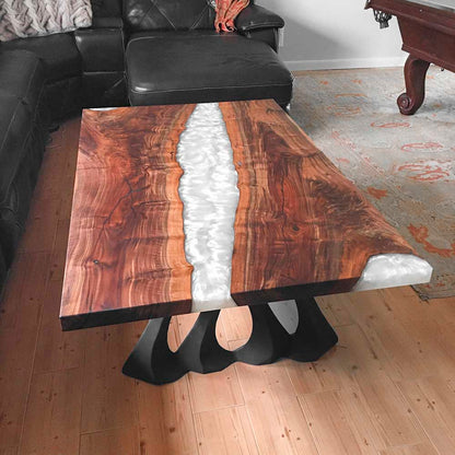 Coffee Table Legs 202 Radix 16.3" H for Live Edge Tabletop