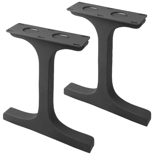 Bench Legs 102 Wineglass 16.3" H Metal Legs for Outdoor and Indoor Benches