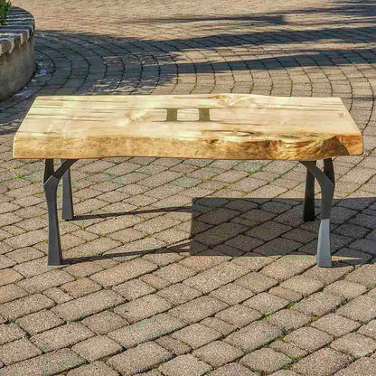 Bench Legs 118 Faras 16" H Modern Steel Furniture