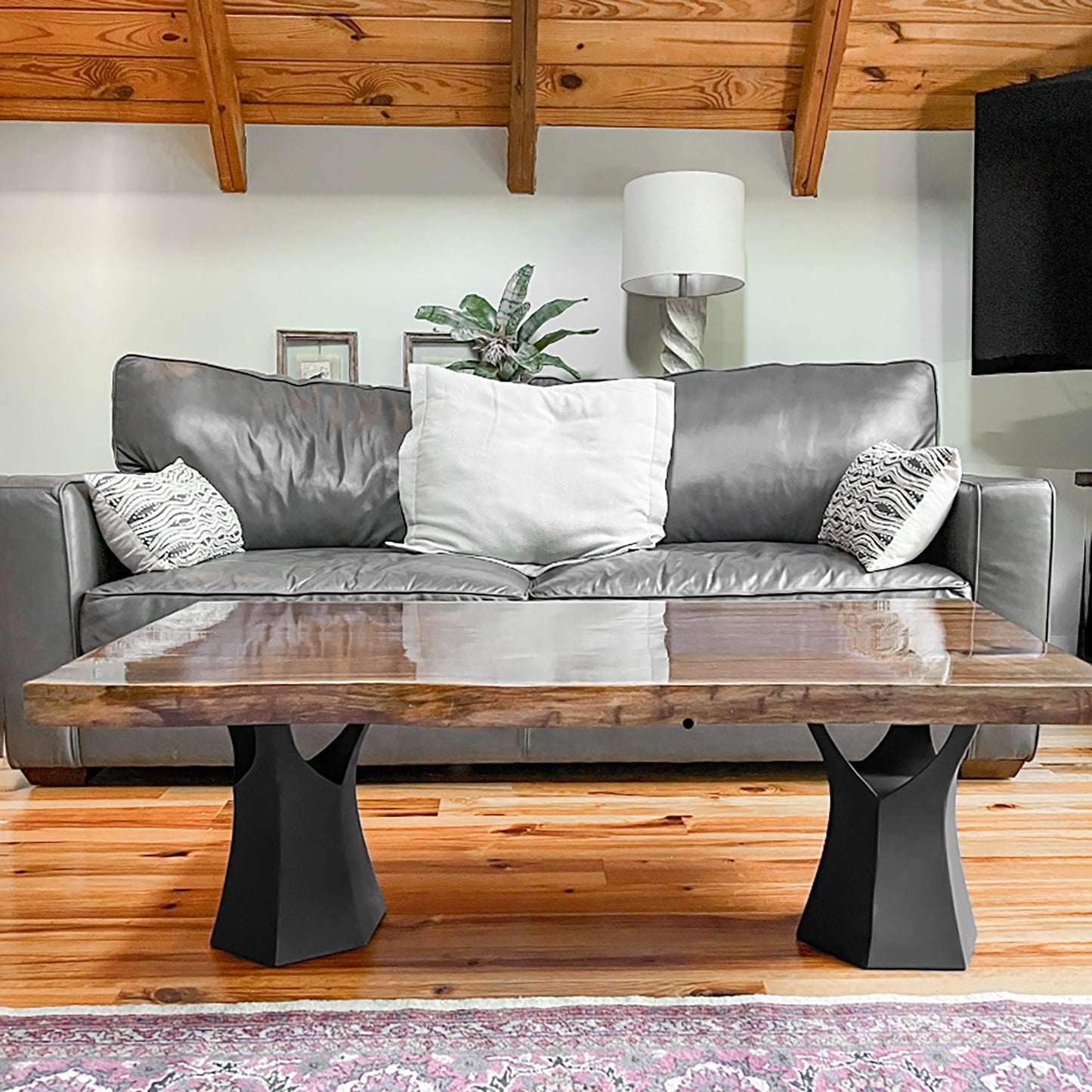 Coffee Table Base 106S Namu 16.1" H Modern Furniture for Round Table Top