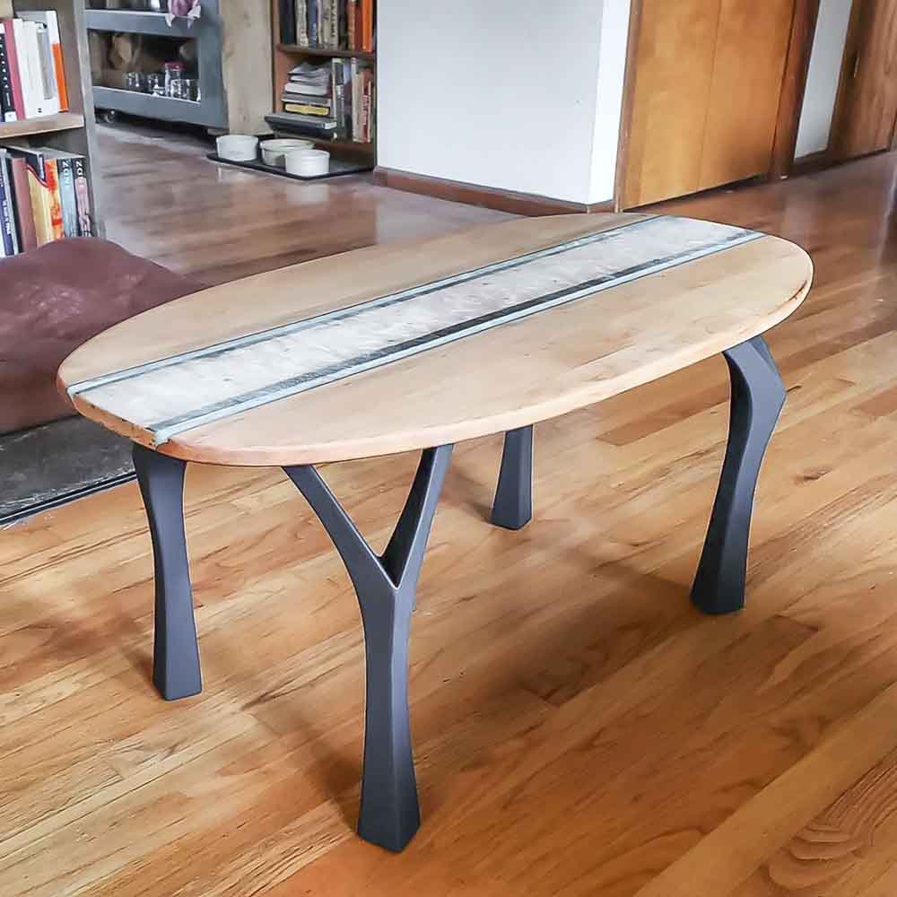 Bench Legs 118 Faras 16" H Modern Steel Furniture