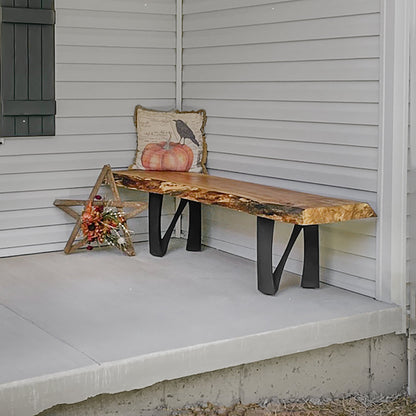 Bench Legs 104 Norah 16" H Mid-Century Modern Style