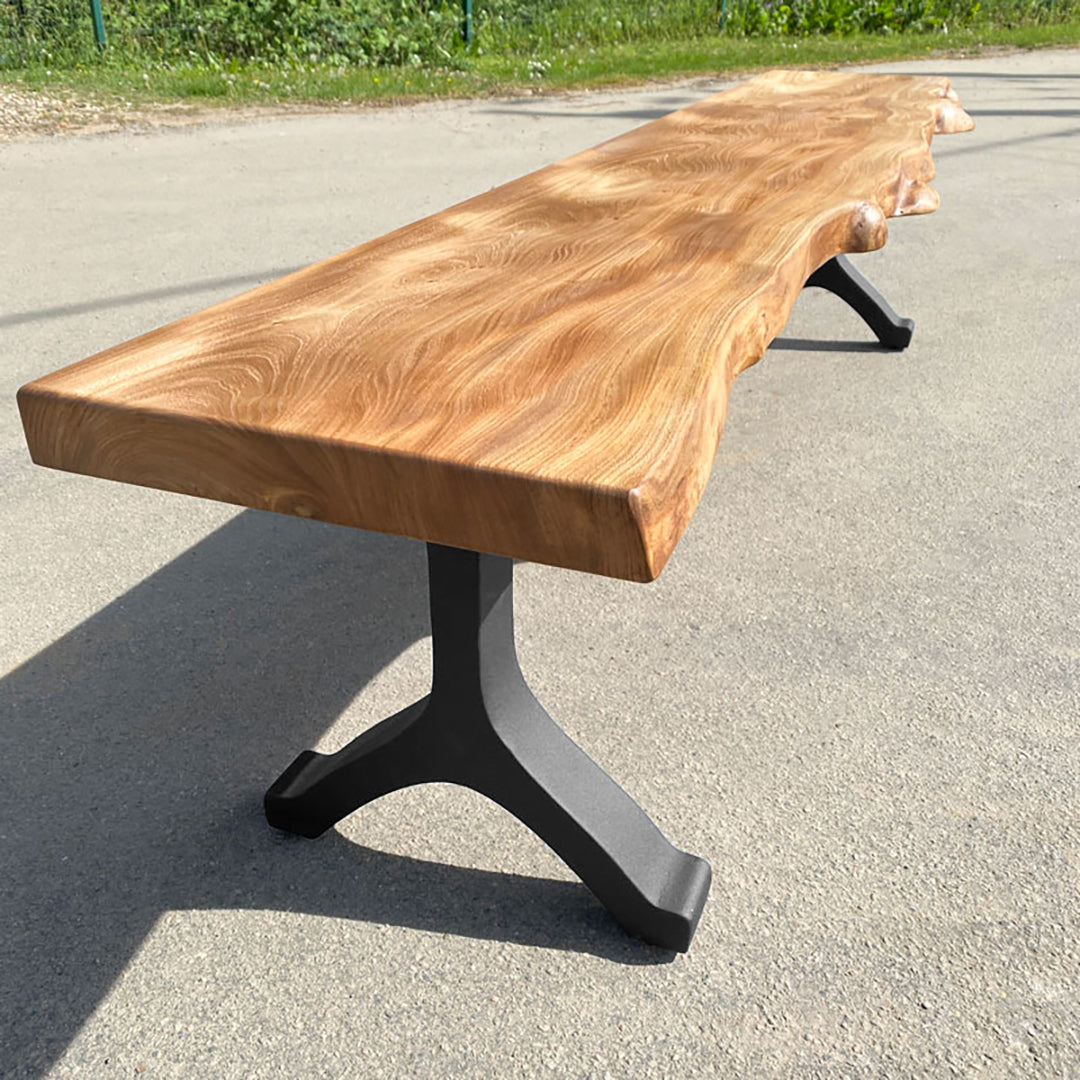 Bench Legs 101 Wishbone 16.3" H Mid-Century Modern Style