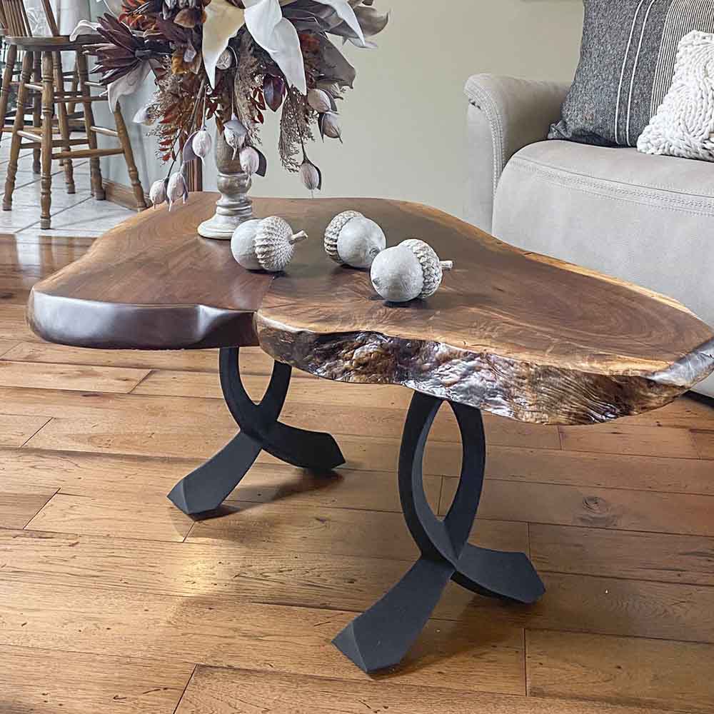 Bench Legs 108/128 Curva 16" H Curved Metal Furniture Legs