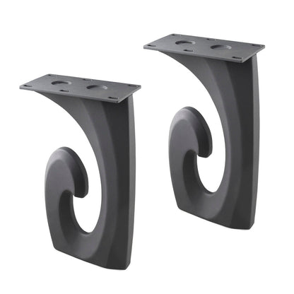 Bench Legs 124 Luma 16.5" H Modern Metal Furniture Design Ideas