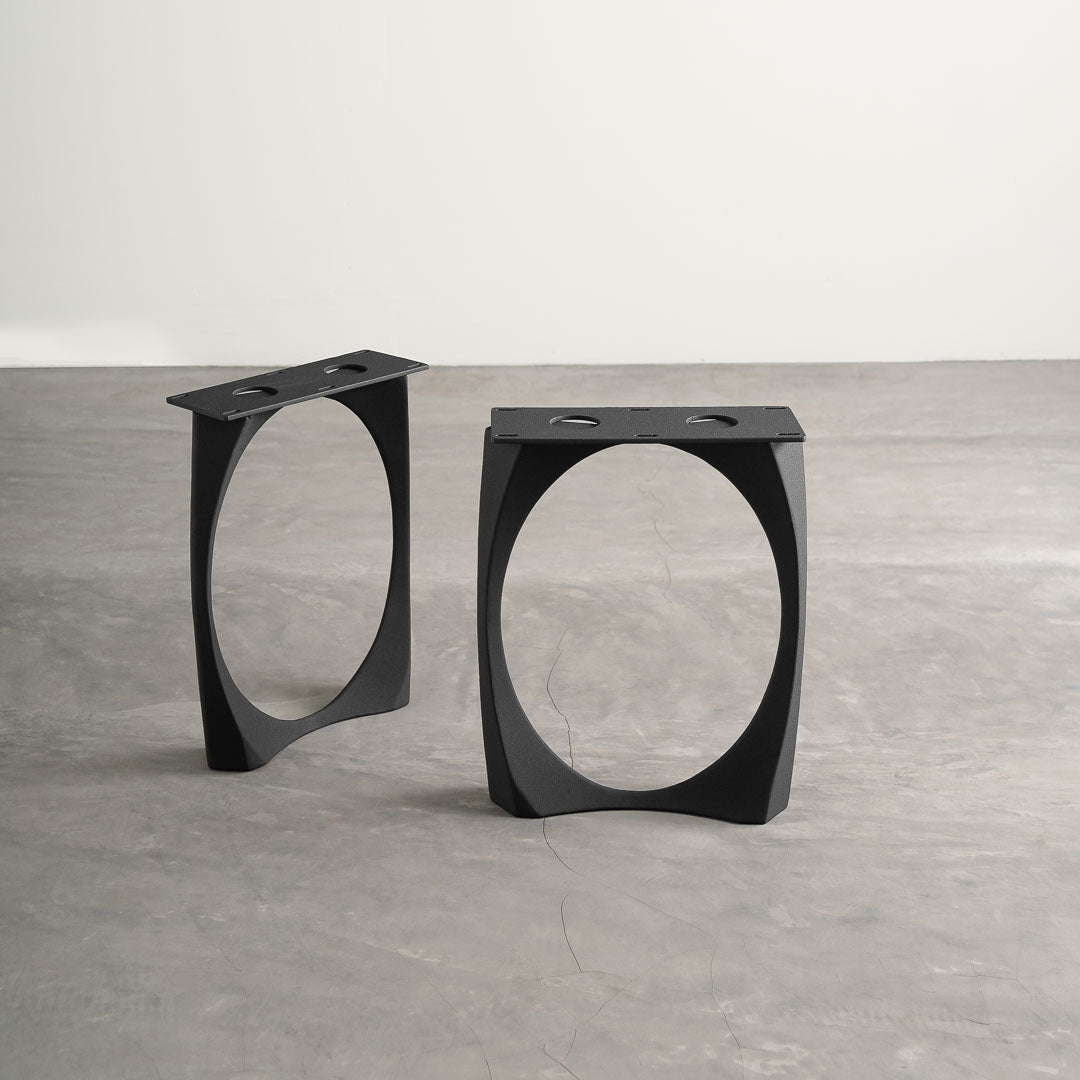 Bench Legs 110/129 Oria 16.5" H for for Live Edge and Woodworking Projects