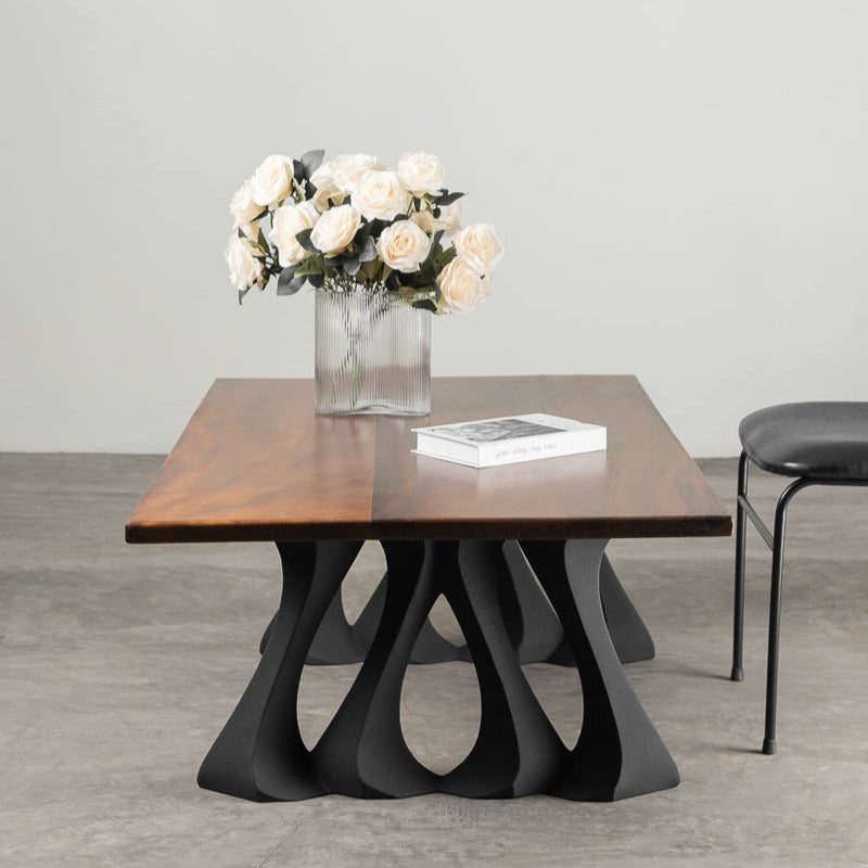 Coffee Table Legs 202 Radix 16.3" H for Live Edge Tabletop