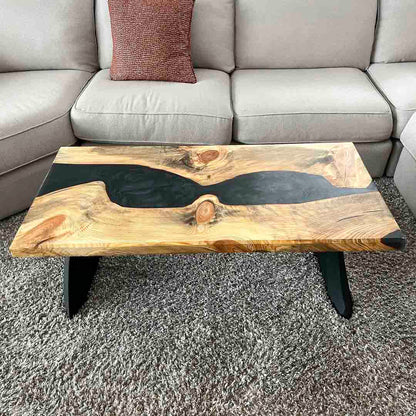 Coffee Table Legs 214/127 Botas 16.1" H Minimalist Style for Live Edge Tabletop