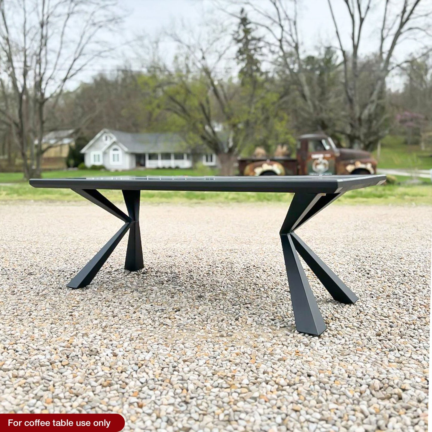 Coffee Table Legs 125 Kheops 16.1" H Modern Metal Furniture