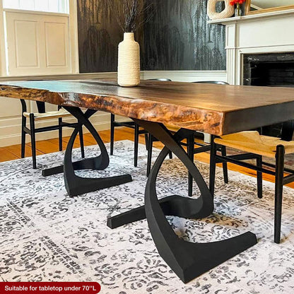 Table Base 315 Mamba 28" H Large Metal Pedestals