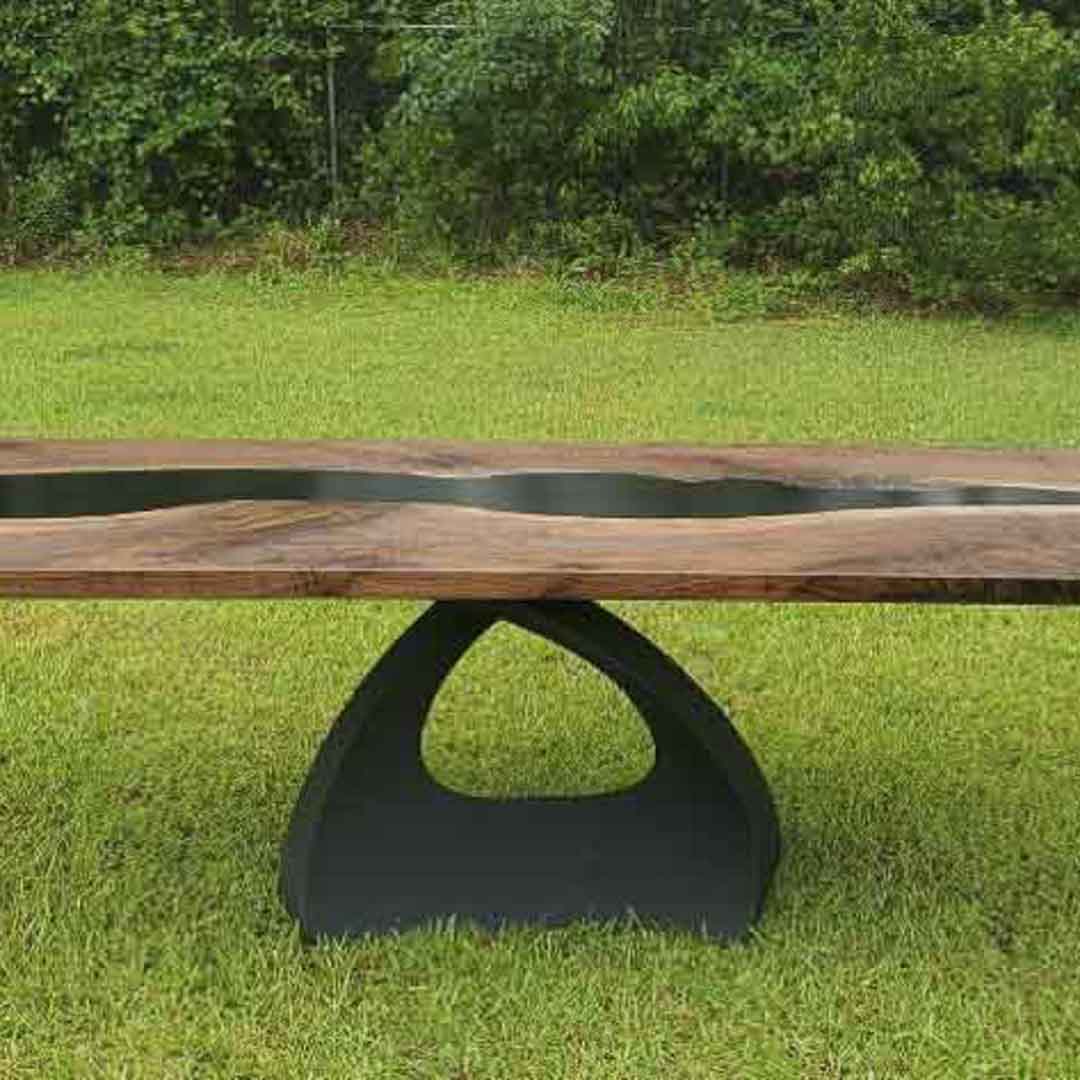307 Tulipe 28" H Industrial Metal Table Base