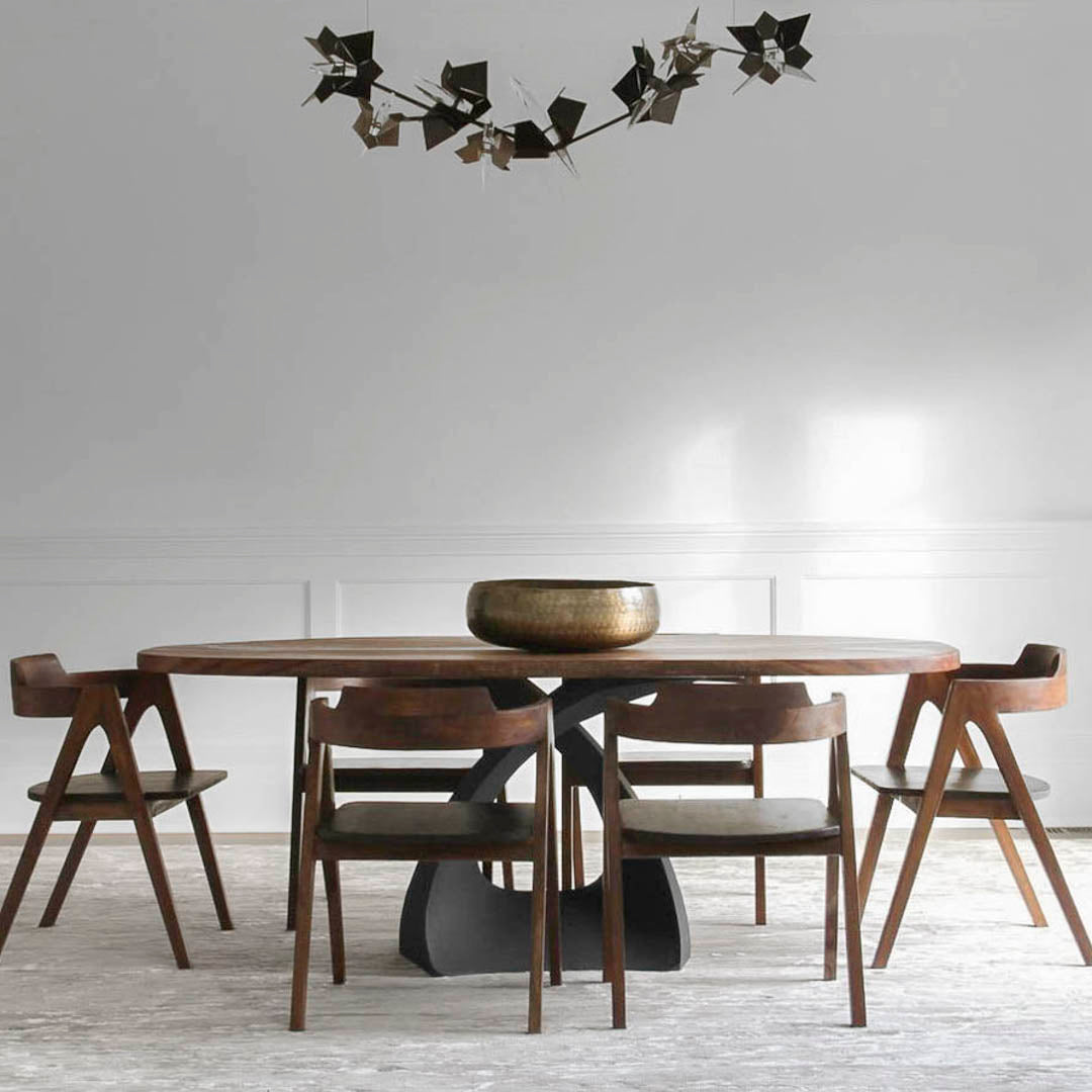 307 Tulipe 28" H Industrial Metal Table Base