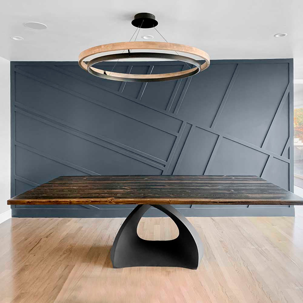 307 Tulipe 28" H Industrial Metal Table Base