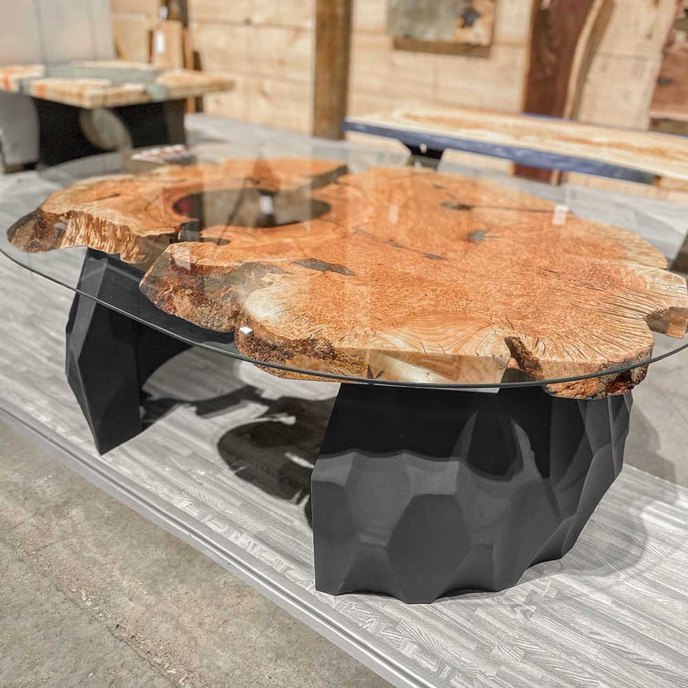 Coffee Table Base 201 Alva 15.8" H Contemporary Style Furniture